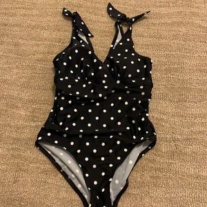 Polka dot one piece